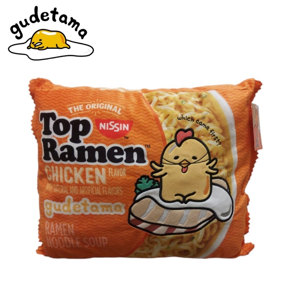 NISSIN TOP RAMEN X GUDETAMA™ LARGE CRINKLE PLUSH BY KIDROBOT